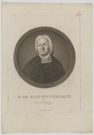 Bildnis des Io. Augustus Ernesti
