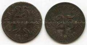 Neurode, 25 Pfennig