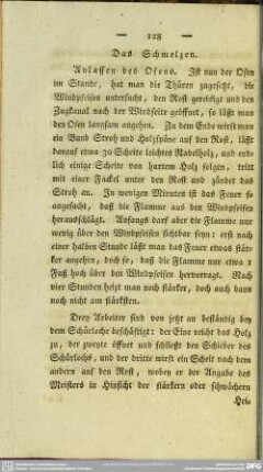 Das Schmelzen