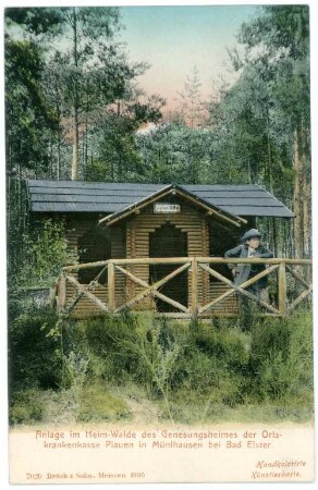 Mühlhausen bei Bad Elster, Im Heimwald des Genesungsheimes