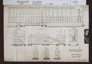 Gewerkschaft Braunkohlenwerke Borna in Borna bei Leipzig; Brikettfabrik II, Einbau eines Ofens