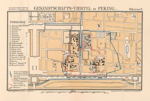 Gesandtschafts-Viertel in Peking