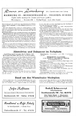 Rund um den Winterhuder Marktplatz