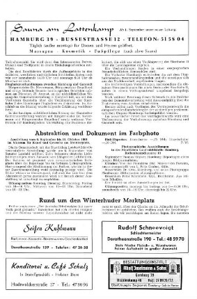 Rund um den Winterhuder Marktplatz