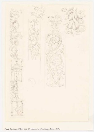 Ornamentstudien: Ornamentdetails