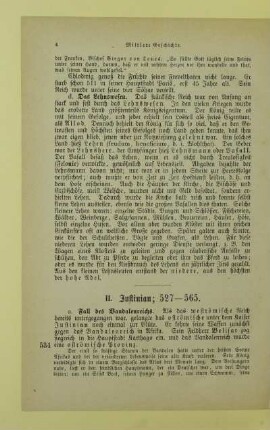II. Justinian; 527 - 565
