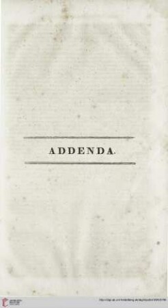 Addenda