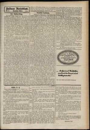Zweite Ausgabe vom Montag, den 31. März 1913.