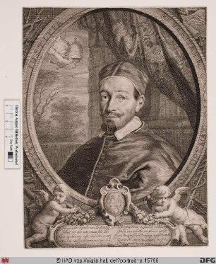 Bildnis Papst Alexander VII. (Fabio Chigi) (reg. 7. 4. 1655 - 22. 5. 1667)