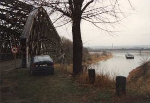 Dresden-Friedrichstadt. Alberthafen, aufgenommen Dezember 1992