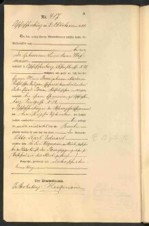 Standesamtsbuch der Stadt Aschaffenburg: Geburten 365/1900 - 184/1901
