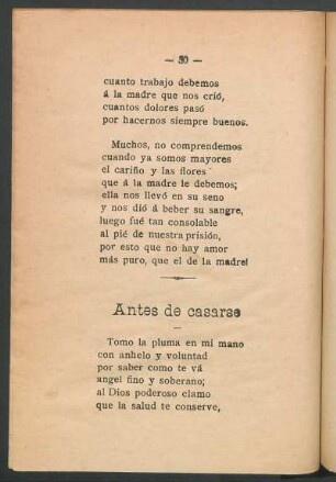 Antes de casarse