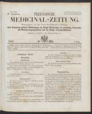 No 23. (5. Juni 1861) - No 26. (26.Juni 1861)