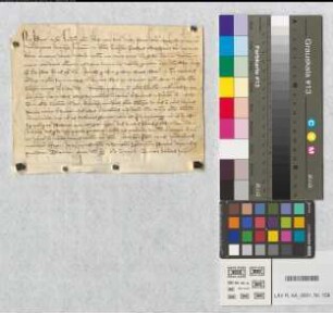 Abt Heinrich von Corvey erneuert das mit Köln früher geschlossene Hülfsbündnis mit Erzbischof Sifrid. d. 1285 V. Kal. Junii.
