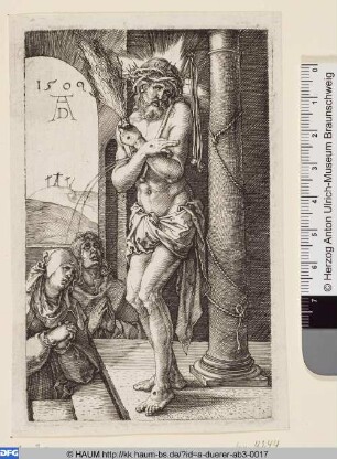 Der Schmerzensmann an der Säule, Titelblatt