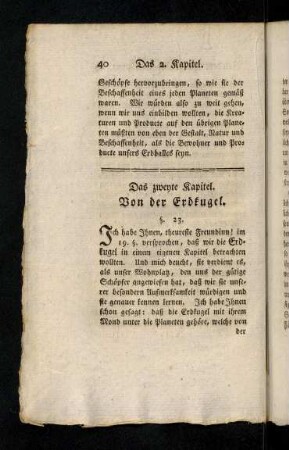 40-68, Das zweyte Kapitel