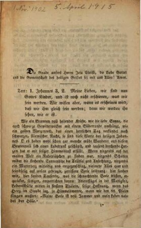Der Kinder Gottes Trost und selige Hoffnung : Predigt über 1. Johannes 3. V. 2 in der St. Stephanikirche zu Bremen am 28. Juli 1850 gehalten von Emil Wilhelm Krummacher
