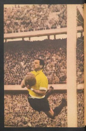 Antonio Rodríguez, arquero del Rácing Club - [Fotografía] : Estrellas del deporte