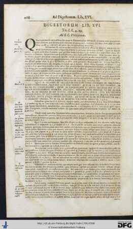Digestorum Lib. XVI - XX.