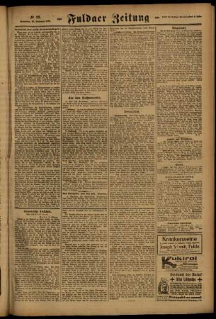 Zweite Ausgabe vom Samstag, den 12. Februar 1921.