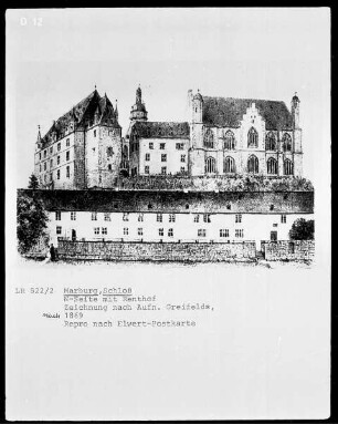 Marburg, ehemaliges Landgrafenschloss mit Renthof