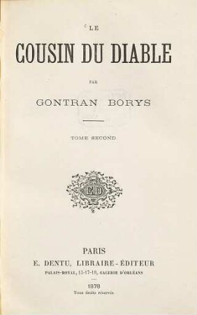 Le cousin du diable, 2