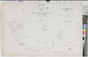 Olfen (Olfen), Zusammenlegung Olfen, Urkarte I Olfen Stadt und Ksp. Flur 3,13,15,17
