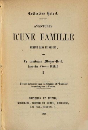 Aventures d'une famille perdue dans le désert, 2