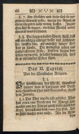 Das XI. Capitel. Von der Christlichen Religion.