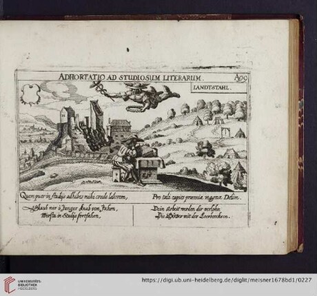 A99. Landtstahl, "Adhortatio ad studiosum literarum"