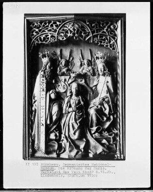 Marienkrönungsaltar — Altar in geöffnetem Zustand — Krönung Mariens
