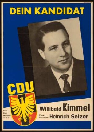 CDU - Christlich Demokratische Union, Landtagswahl 1960