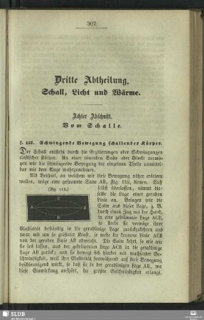 Dritte Abtheilung. Schall, Licht und Wärme