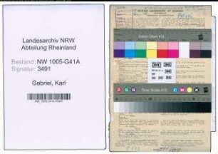 Entnazifizierung Karl Gabriel , geb. 25.04.1919 (Bauarbeiter)