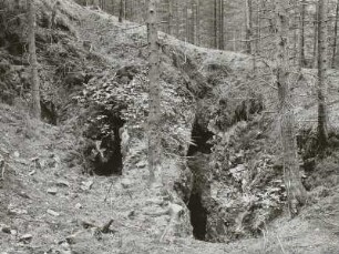 Bergbaurevier Niederpöbel-Sadisdorf, Preßbaue, Zinnklüfte Saubachtal
