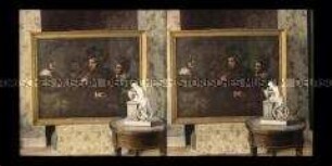 Gemälde und Figur im Schloss Hohenzieritz