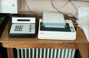 Prozeßrechner mit Drucker
