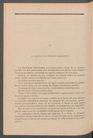 VI - El castigo: un presente sangriento
