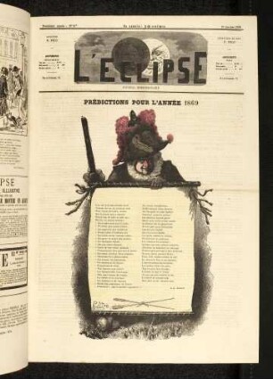 Prédictions pour l'année 1869