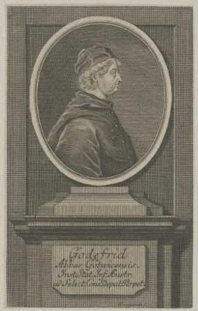 Bildnis des Godefrid, Abbas Gotwicensis