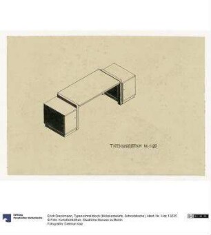 Typenschreibtisch (Möbelentwürfe, Schreibtische)