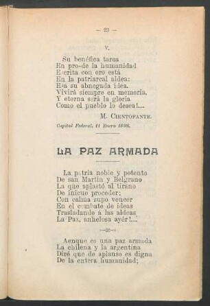 La paz armada