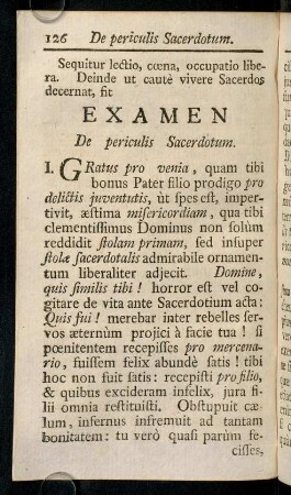 126-135, Examen