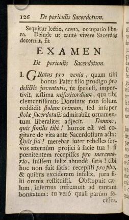 126-135, Examen