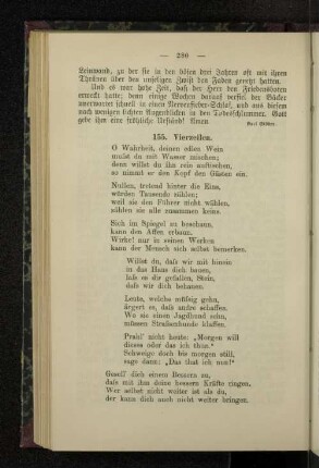 155. Vierzeilen.