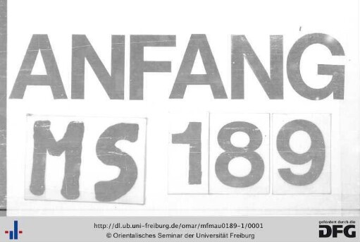 MF Mau 189-1