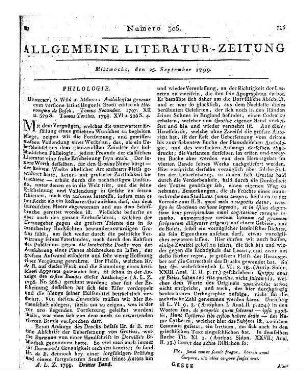 Anthologia graeca. Cum versione latina Hugonis Grotii. T. 2-3. Edita ab Hieronymus de Bosch. Utrecht: Wild & Altheer 1798