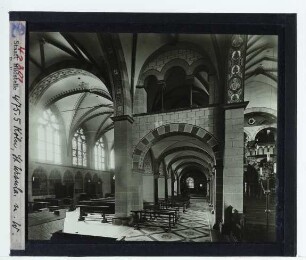 Köln, St. Ursula : Innenansicht, Blick nach W