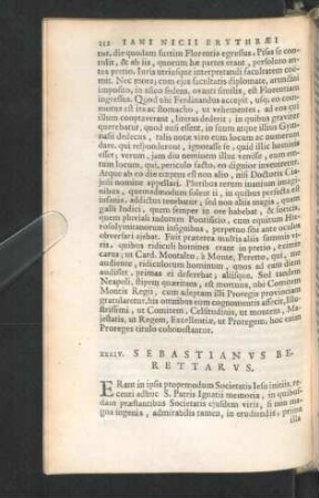 XXXIV. Sebastianus Berettarus.