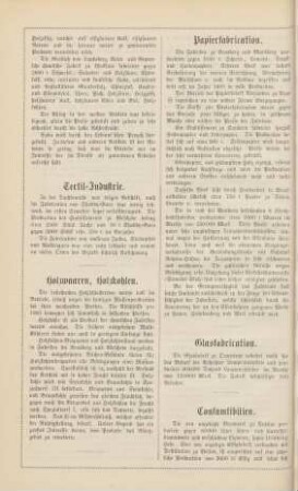 Papierfabrikation.
